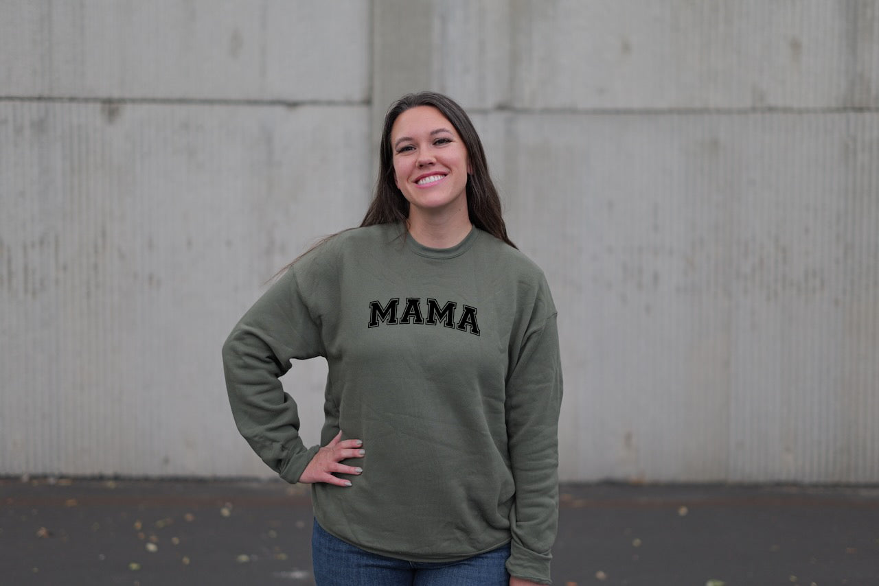 Mama Crew Neck Sweatshirt