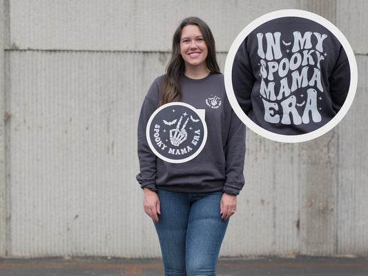 Spooky Mom Era Crew Neck Sweatshirt